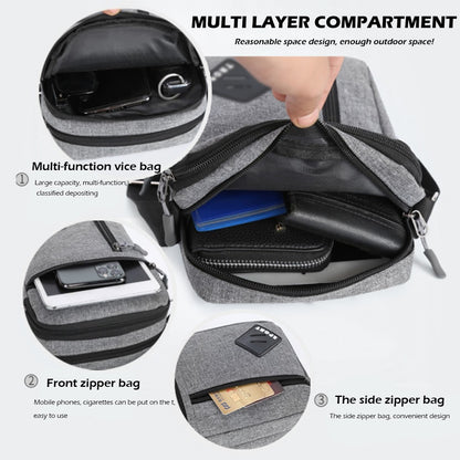 Men Bag Messenger Bags Backpack Shoulder Bag Mens Simple Waterproof Crossbody Bag Travel Bag Mini Bags Satchel Bag