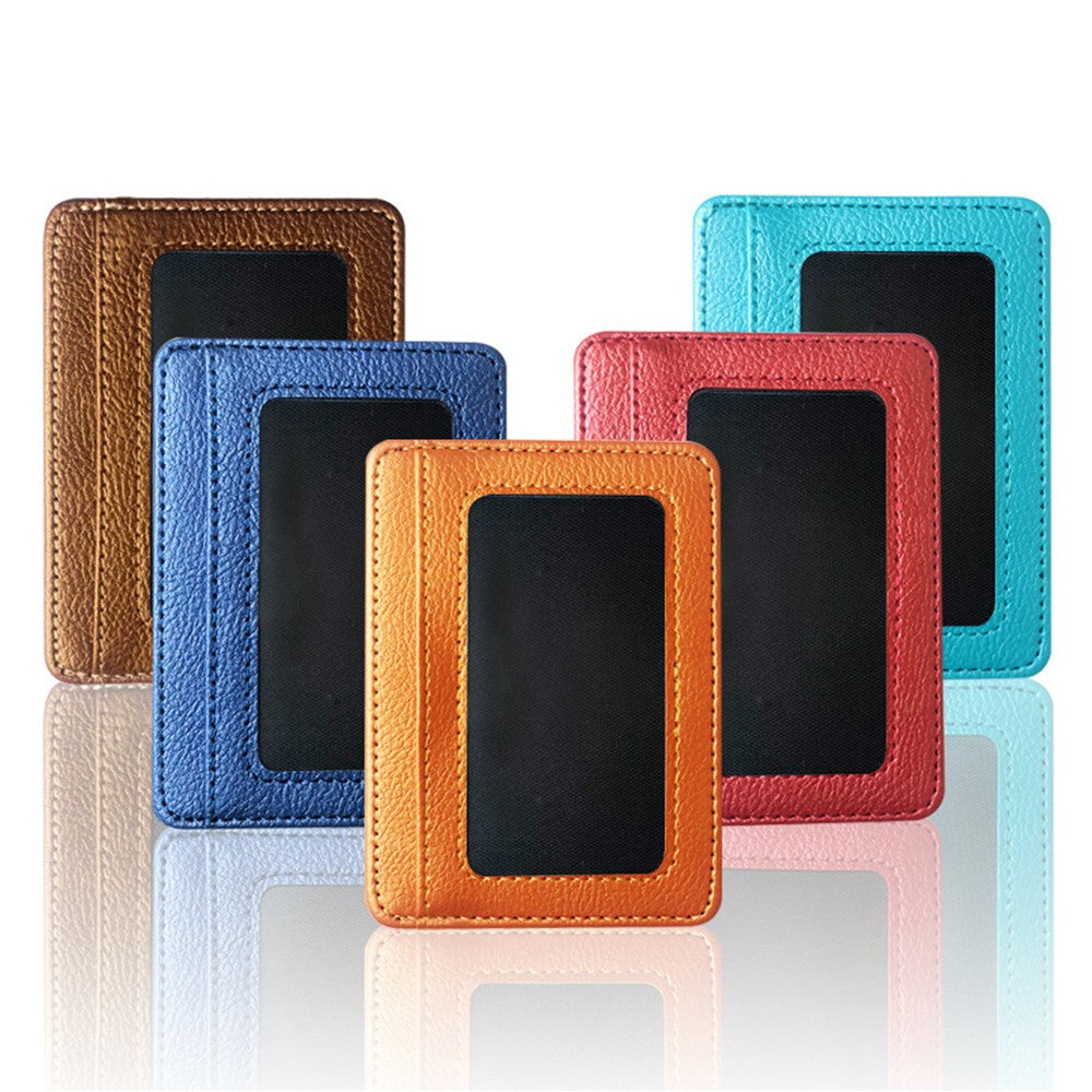 Custom Name ID Card Holder Fashion Slim Women Personalize Initials Mini Credit Card Wallet DIY Men Gift Engrave Logo Cardholder