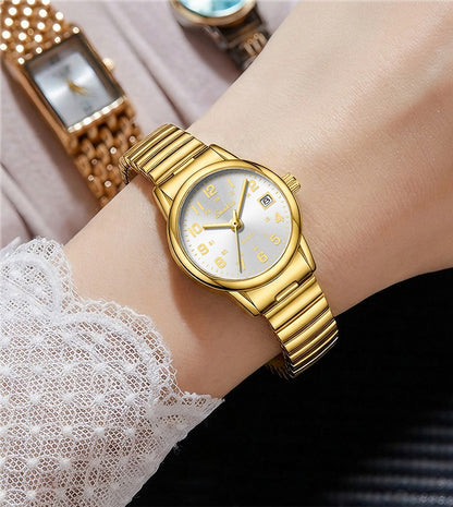 SUNKTA Women's Quartz Wristwatches Top Brand Luxury Bracelet Watch Gift For Women Fashion Simple Sport Waterproof Ladies Watch