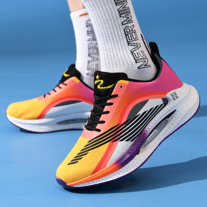 Ultra Light Comfortable Men's Sports Training Shoes Men’s Running Shoes Breathable Thick Sole Shock-absorbing Marathon Sneakers