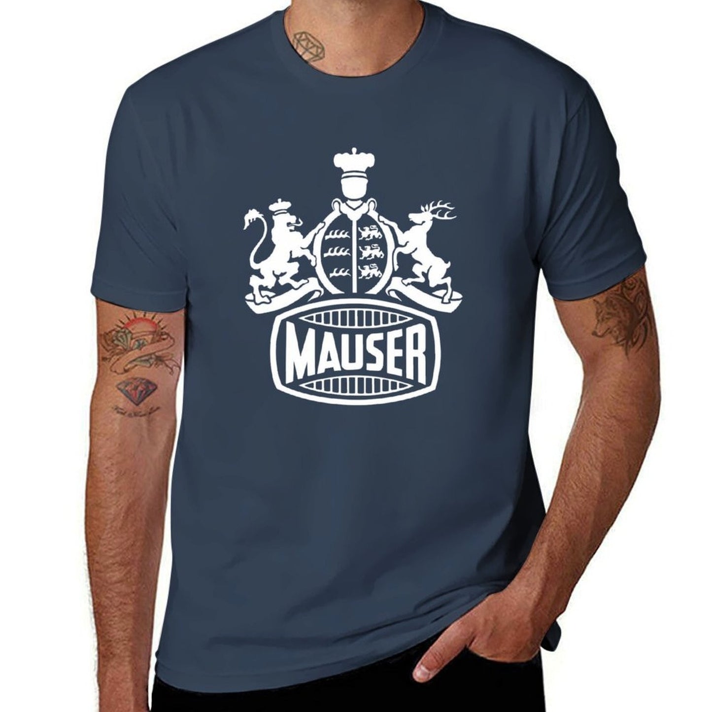 high t quality shirt T-Shirt cotton man brand man Crest t shirt t man Mauser shirts T-Shirt plain high quality luxury