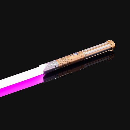 Luke RGB 16 Color Variable Metal Handle Lightsaber With Hitting Sound Effect FX Duel Lightsaber Metal Aluminum Handle Lightsaber