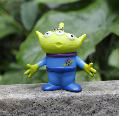 Boneco de Ação do Alien de Toy Story da Disney, Diferentes Expressões, Três Olhos, Modelo de Desenho Animado, Decoração de Boneca, Brinquedo de Anime para Crianças, Presente