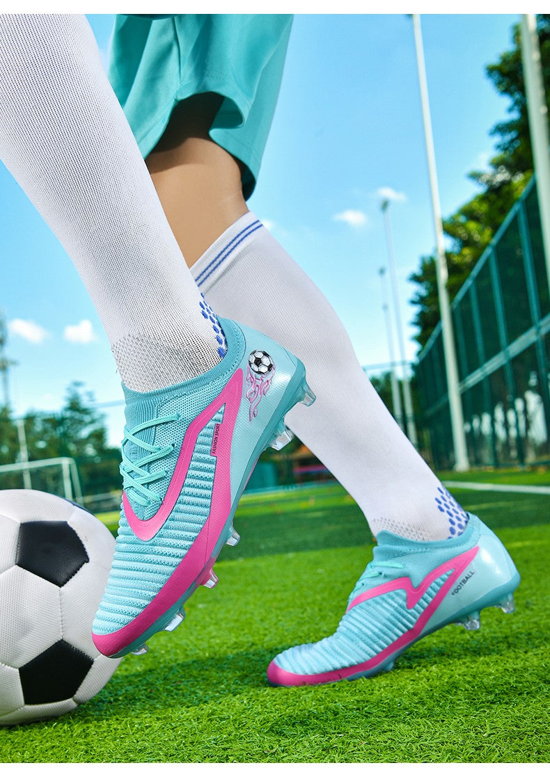 Men Soccer Shoes Original Fast Professional Unisex Cleats Low Cut Football Field Boot Non Slip Comfortable Outdoor Sneaker Match