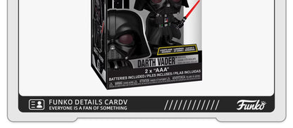 Star Wars Ahsoka with Lightsaber Darth Vader Figure Lights and Sounds FUNKO POP Collectible Limited Edition Figurine Toy Gift