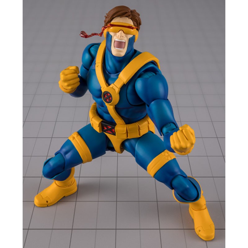 Bandai S.H.Figuarts X-MEN Model Kit Genuíno SHF Cyclops Gamer Verse Anime Action Figure Coleção Modelo Brinquedos Presentes de Natal