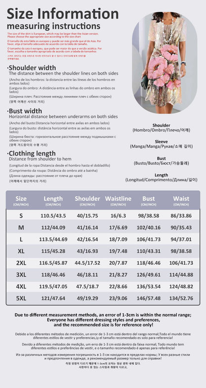 2024 New Women's Dresses Graphic Print Elegant & Beautiful Midi Dresses Plus Siz