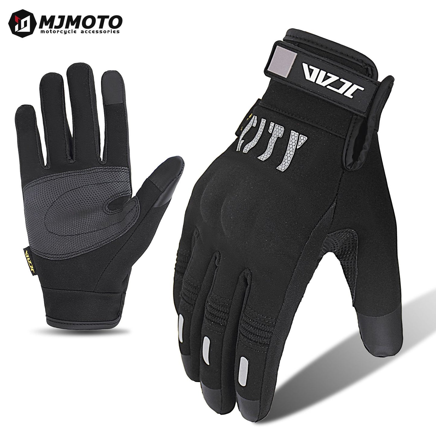 Luvas de motocicleta City Riding Luvas de corrida de moto à prova de vento e à prova d'água para primavera e outono para homens e mulheres Luva de motociclista com tela sensível ao toque