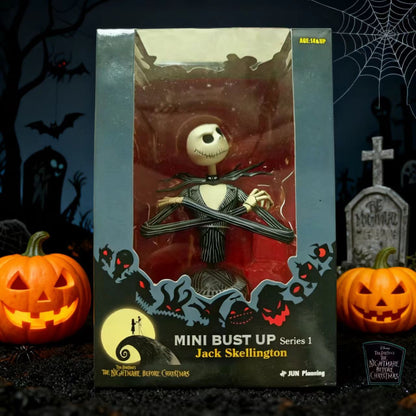 Disney Jun Planning The Nightmare Before Christmas Mayor & Jack Skellington Mini Bust Up Series 1 Action figures Halloween gift
