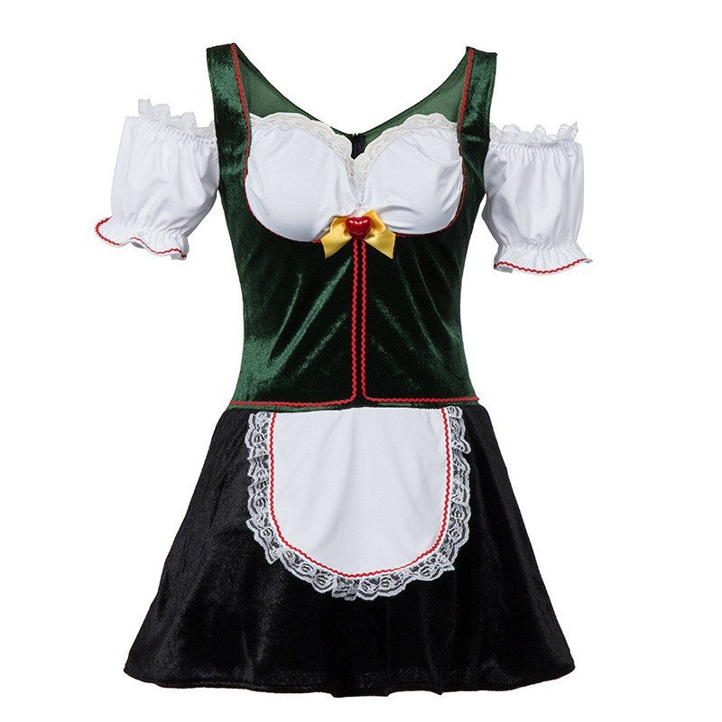 Halloween Party Costumes Makeup Dance Cosplay Clothing Stage Performance Costume Beer Girl Dresses