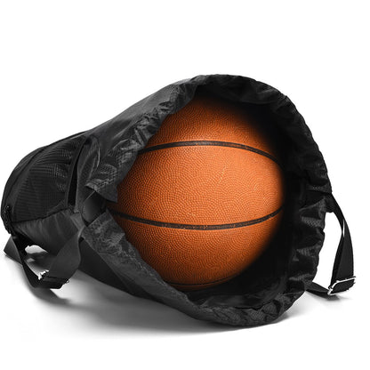 [Mochila Esportiva de Yoga e Fitness] Mochila Esportiva com Cordão de Grande Capacidade - Bolsa de Basquete e Futebol para Esportes ao Ar Livre