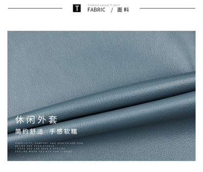 2025 Autumn Winter Men's Genuine Leather Blazers Jackets Slim Fit Suits Coats Business Casual Genuine Leather Suits Jackets Male