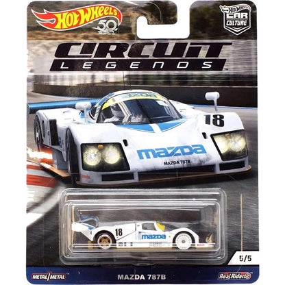 Hot Wheels  Premium Car Culture Mazda 787B Series Collectible 1:64 Scale Die-Cast Vehicle Model Cars
