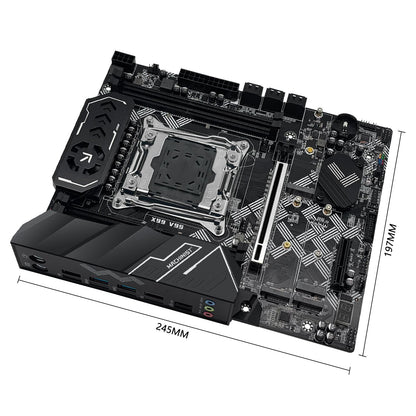 MACHINIST X99 V9S Motherboard Support TPM2.0 LGA 2011-3 Xeon E5 cpu DDR4 RAM C612 chip with 3*NVME M.2 slot SATA3.0 USB3.0