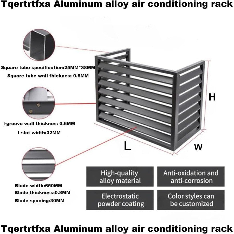 Mini split ac cover for outside unit brown durable weatherproof outdoor condenser cover kit with UV protection and waterproof f