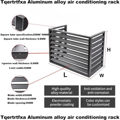 Mini split ac cover for outside unit brown durable weatherproof outdoor condenser cover kit with UV protection and waterproof f