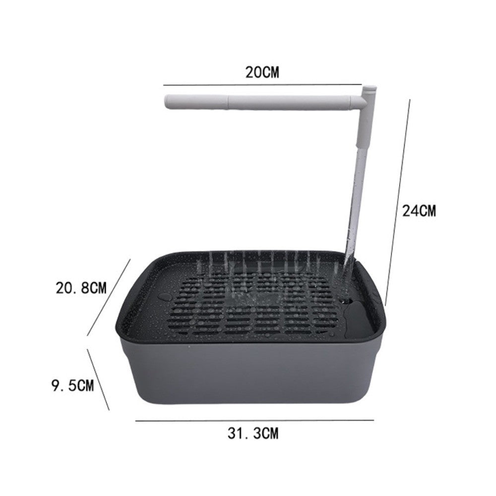 Nova Banheira Automática de Pássaros Papagaio Banheira Elétrica USB Circulando Água Banheira de Pássaros Chuveiro Fonte Suprimentos para Animais de Estimação