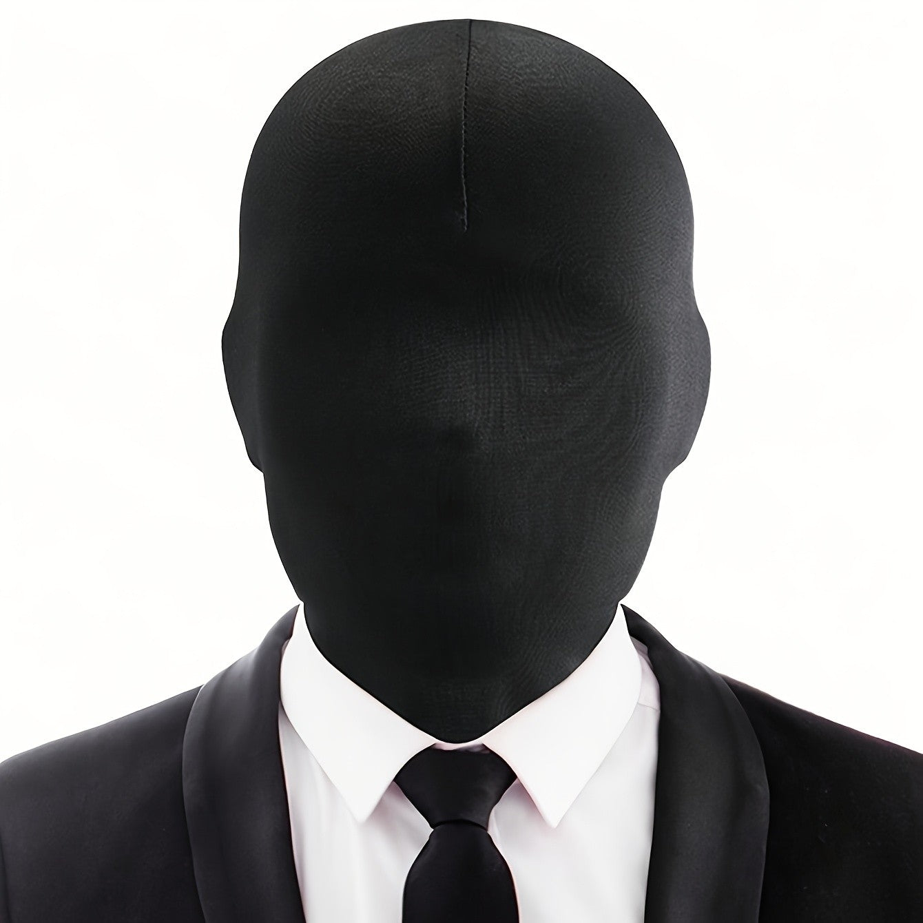 Unisex full face spandex mask, Halloween mask costume character dark cosplay masquerade party social phobia privacy protection