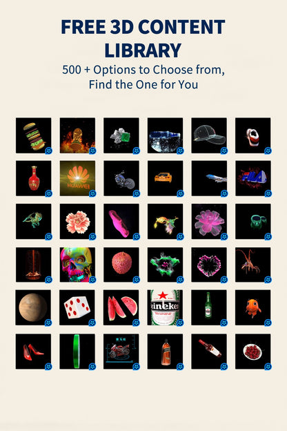 16.5 inch 3D Hologram Fan Display LED Advertising Projector for Business Promotion Wall Mounted Digital Signage Device