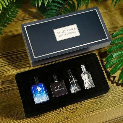 Brand Perfume Men For Date 120ml Pheromone Perfumes Masculinos Lasting Charming Man Spray Parfums Homme Gift Box 4 Pcs Set New