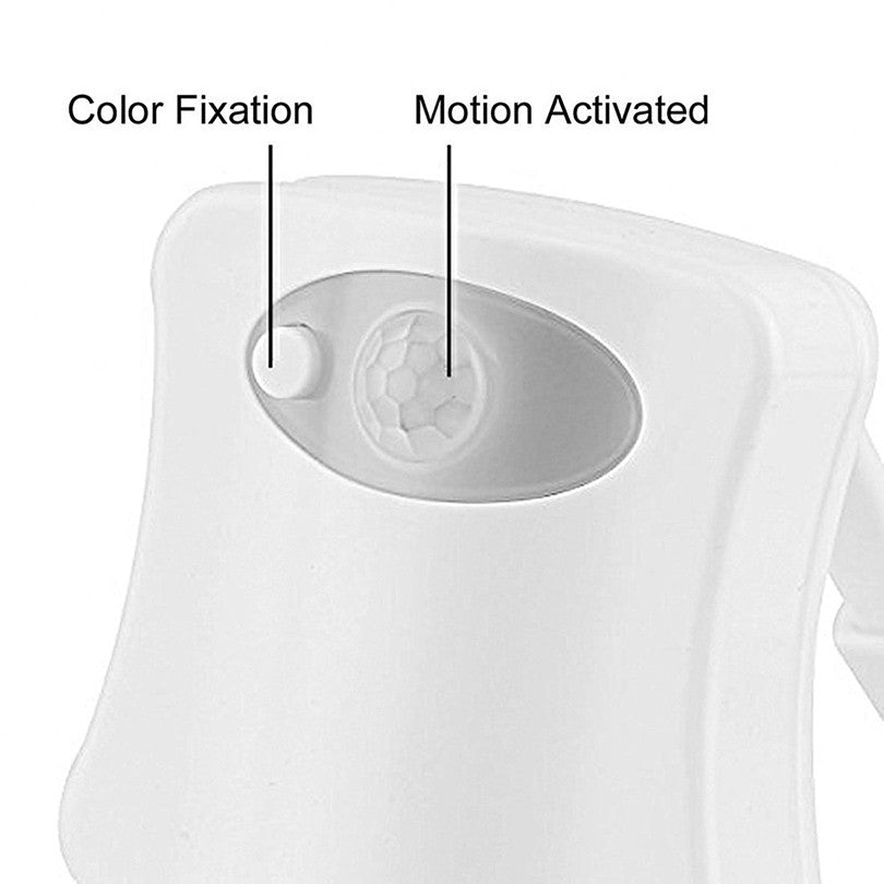 Toilet Night Light PIR Motion Sensor Toilet Lights LED Washroom Night Lamp 16 Colors Toilet Bowl Lighting For Bathroom Washroom