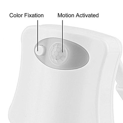 Toilet Night Light PIR Motion Sensor Toilet Lights LED Washroom Night Lamp 16 Colors Toilet Bowl Lighting For Bathroom Washroom