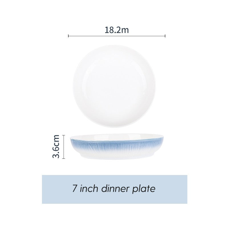 Conjunto de Tigelas de Cerâmica Louça de Osso Porcelana Utensílios de Mesa Combinação de Talheres para Casa Louça de Cerâmica de Alta Qualidade Pratos de Cerâmica Conjuntos de Jantar
