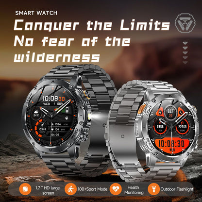 2025 Novo Smartwatch Militar T-Rex 3 Ultra Bateria de 1000mAh 5ATM À Prova D'água Lanterna Monitor Cardíaco Rastreador Esportivo Smartwatch Masculino