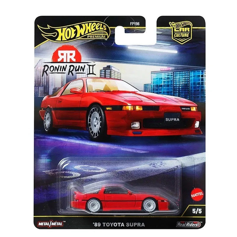 Hot Wheels Premium 2025 FPY86 Ronin Run 2, Japan Historics 5 Car Culture, Modelo Diecast Escala 1:64, Brinquedos Colecionáveis de Presente para Crianças