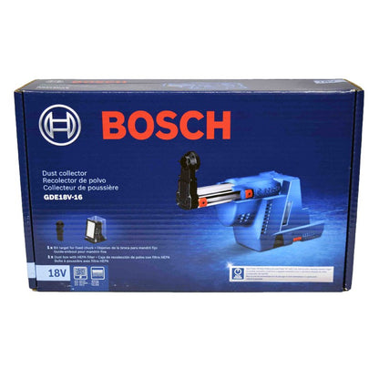 Bosch GDE18V-16 Extrator de pó a bateria para ferramentas elétricas GBH18v-26 GDE 18V-16 Solução sem pó Extrator de pó motorizado
