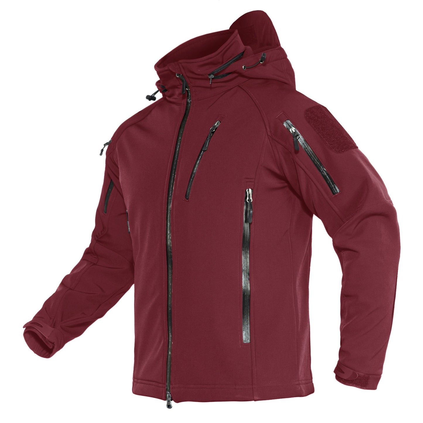 TACVASEN Fleece Lined Waterproof Jackets Mens Jacket Coats Outdoor Safari Windbreaker Winter Warm Work Jacket Outwear Windproof