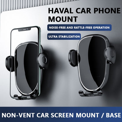 FOR 2022 HAVAL XY Car Phone Holder Car Styling Bracket GPS Gravity type Stand Rotatable Suppo Vehicle Specific