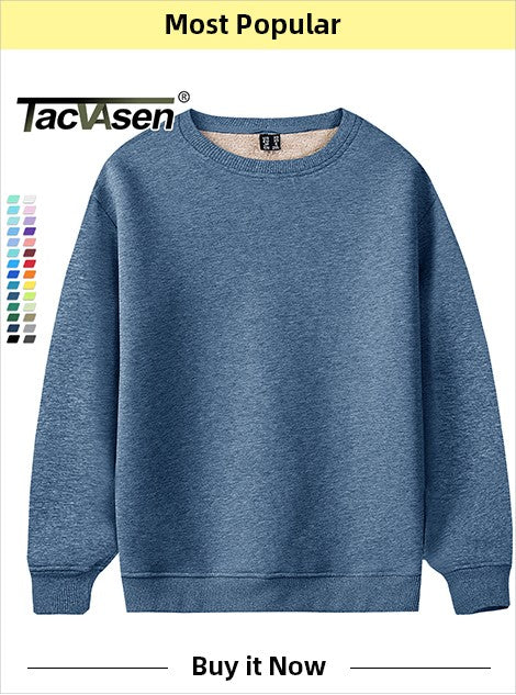 TACVASEN Winter Full Zip Up Warm Fleece Jackets Mens Fuzzy Sherpa Jacket Thicken Thermal Outdoor Fluffy Coat Zip Pocket Outwear