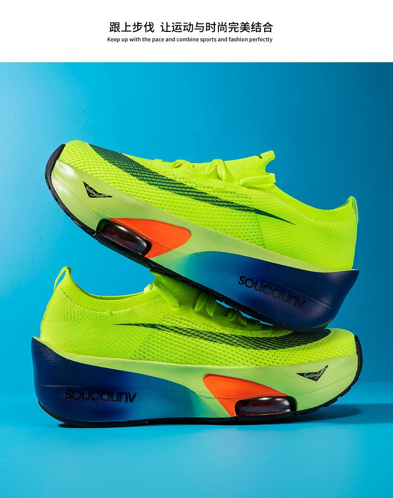 Air Cushion Running Shoes Jogging Marathon Men Sports Breathable Lightweight Women's Comfortable Nonskid Leisure Sneakers