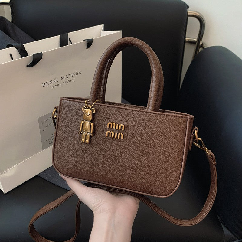 2025 New Trendy Women's Small Square Bag Minimalist Luxury Shoulder Bag for Mobile Phone Girl Fashion Crossbody Pouch Purse