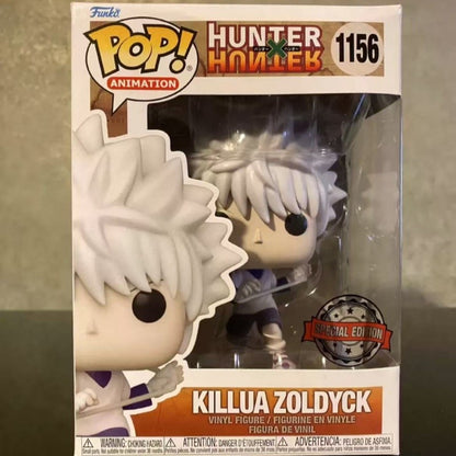 Hunter X Hunter Funko Pop Action Doll Model Anime Killua Zoldyck Kite Bisky Netero Sculpture Dolls Limited Edition Model Toys