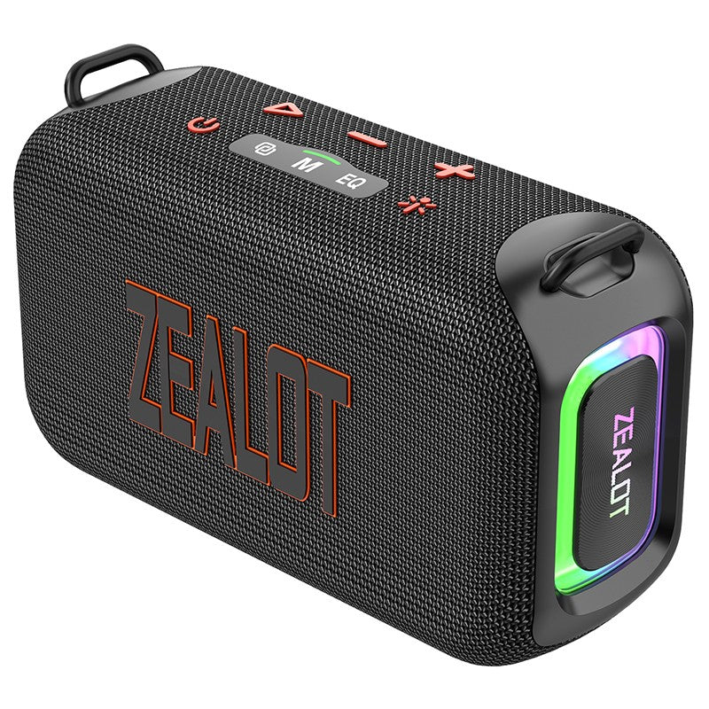 Caixa de som Bluetooth portátil 3D Zealot-S85 50W com diafragma duplo e alça à prova d'água IPX6 para ambientes externos