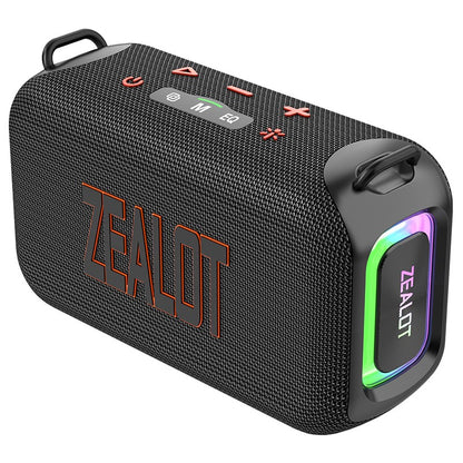 Caixa de som Bluetooth portátil 3D Zealot-S85 50W com diafragma duplo e alça à prova d'água IPX6 para ambientes externos