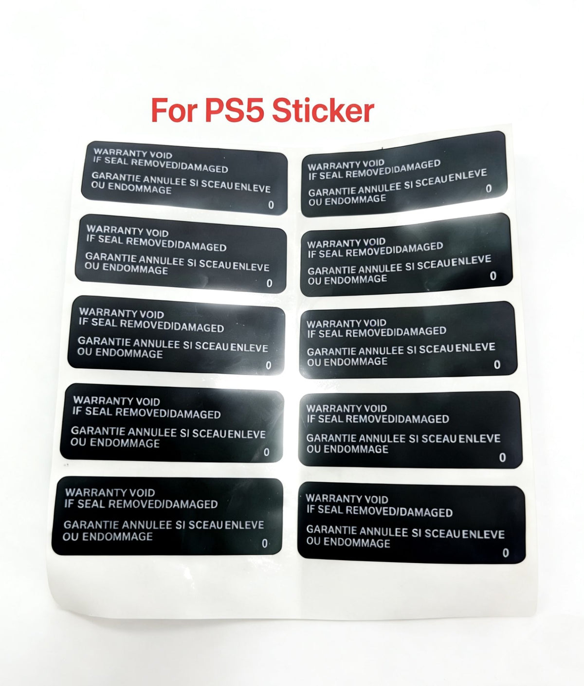 Lot Replacement for Ps4 1000 11XX 1200 20xx Slim Pro Housing Host Warranty Sticker for Ps5 Console Case Shell Label Seal