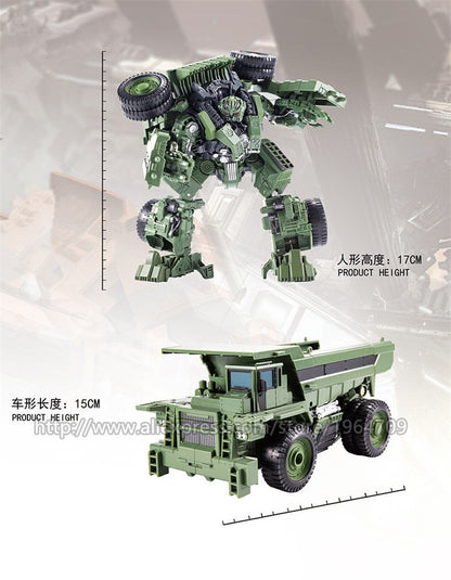 DD02 Anime Transformation Toys AOYI 8 EM 1 Boneco Articulado Maneiro Modelo Scrapper G1 KO SS60 Devastator Engenharia Carro Robô Menino
