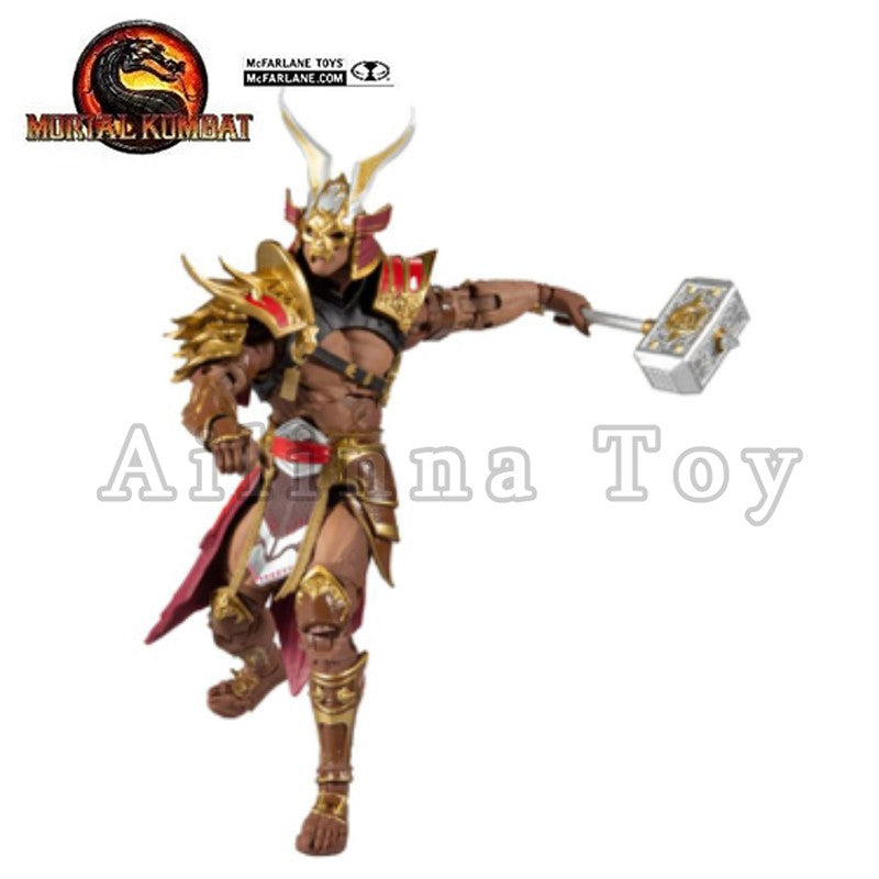 McFARLANE Boneco de Ação Mortal Kombat XI Shao Kahn 7 polegadas Modelo de Anime para Presente