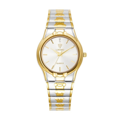 LIEBIG Fashion Quartz Wristwatch Women Men Luxury Full Steel 3Bar Waterproof Watches For Female Ladies Clock Relógio Feminino