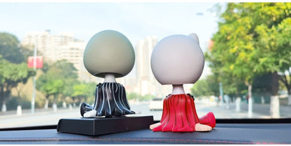 Disney O Estranho Mundo de Jack Skellington Bobble Head Boneco PVC Boneco de Ação Modelo Colecionável Brinquedo Decoração de Carro Presente