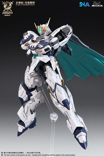 HG 1/144 SNAA SC-002 Titan Greatsword Tristan Kit de Montagem SC-009 Divine Invoker Percival The Round Table Knights Figure