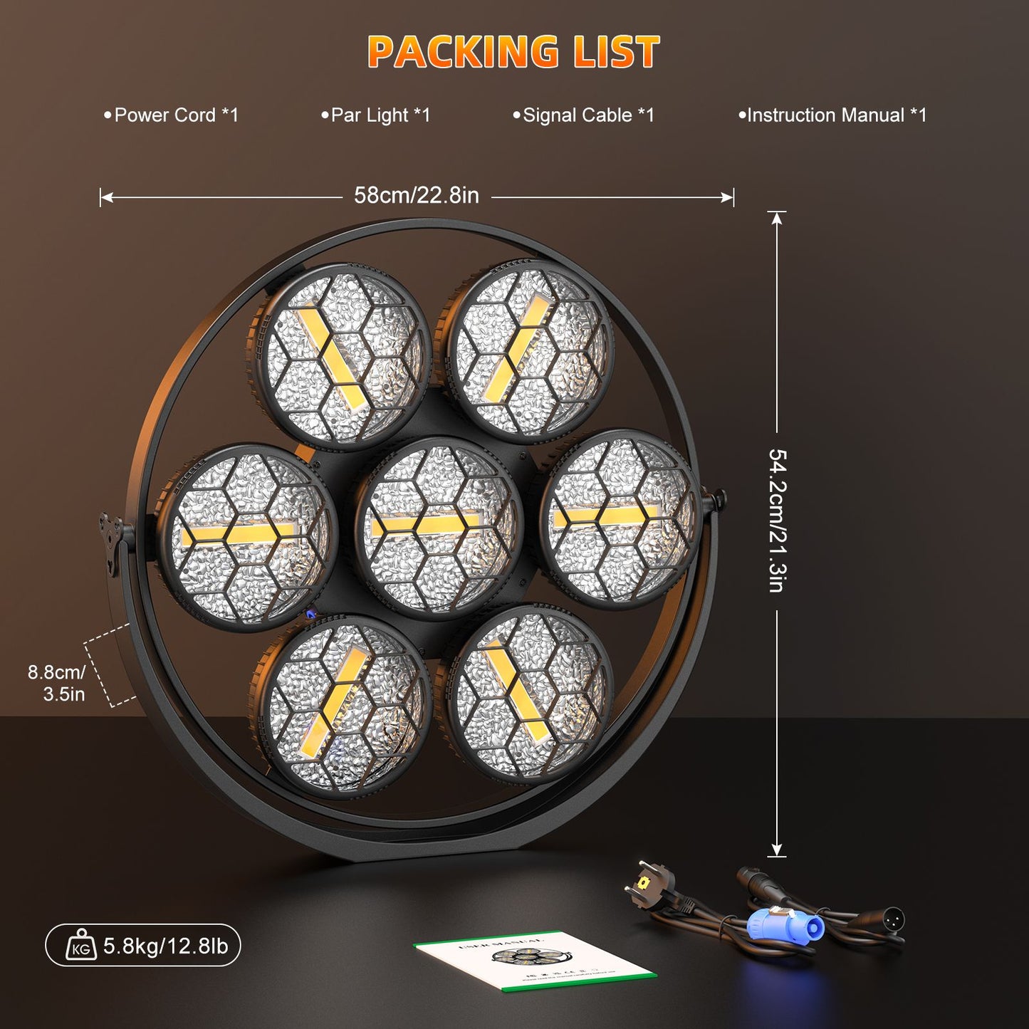 350W COB LED Retro Lights Linear Vintage Light Stage Effect Lighting Projector for Party Concert Wedding Theater Live Show Club