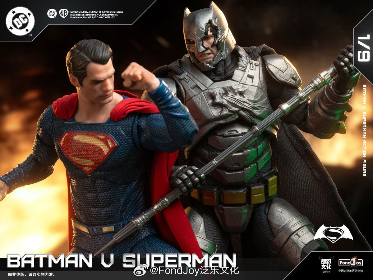 2025 Boneco de Ação Original Fondjoy David Corenswet Superman 1/9 Novo Boneco Superman Articulado em PVC Brinquedo Infantil Presente para Menino