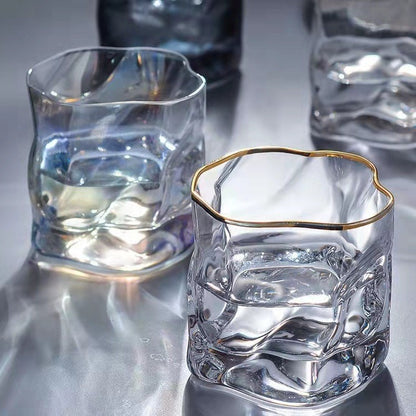 Copo de uísque cinza-fumaça 190ml, copo Old Fashioned de base pesada, conjunto de presente para bar, caneca de cerveja de cristal, direto da fábrica
