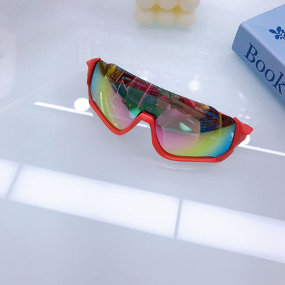 2025 Sunglasses Children's Cycling Glasses Cool Pilot's Boys, Baby For Girls Casual And Personalized Large Frame