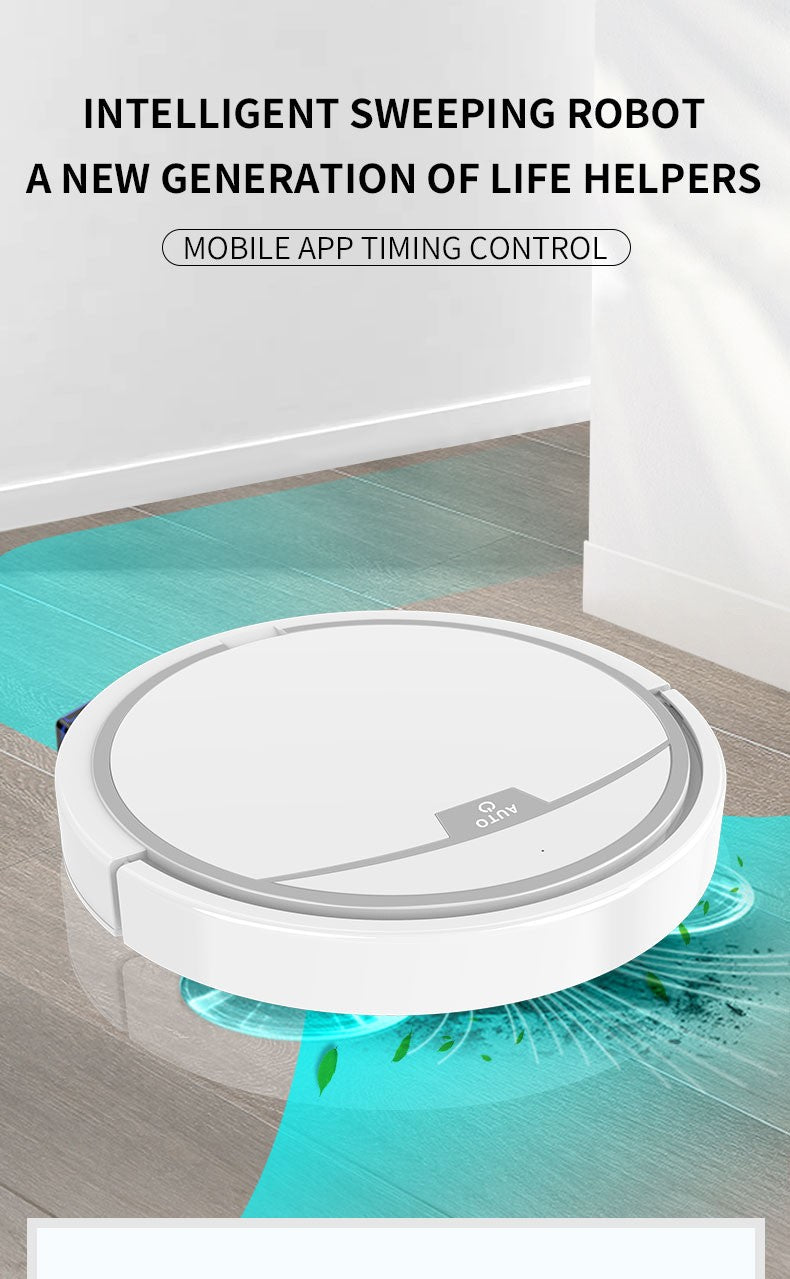 Aspirador Robô Inteligente 2800PA Controle Remoto Sem Fio Máquina de Limpeza Automática Varredura de Chão Aspirador de Pó Úmido e Seco Para Casa