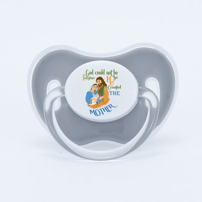 MIYOCAR colorful lovely Jesus mother pacifier dummy BPA free unique gift for new born baby shower